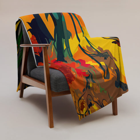 Lion Mama Africa Blanket